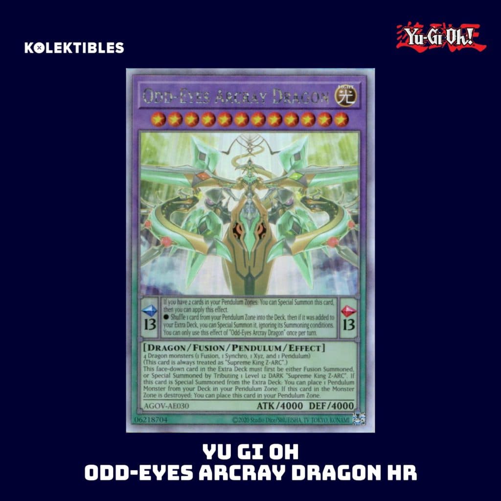 YU GI OH AE - AGOV-AE030 - Odd-Eyes Arcray Dragon HR