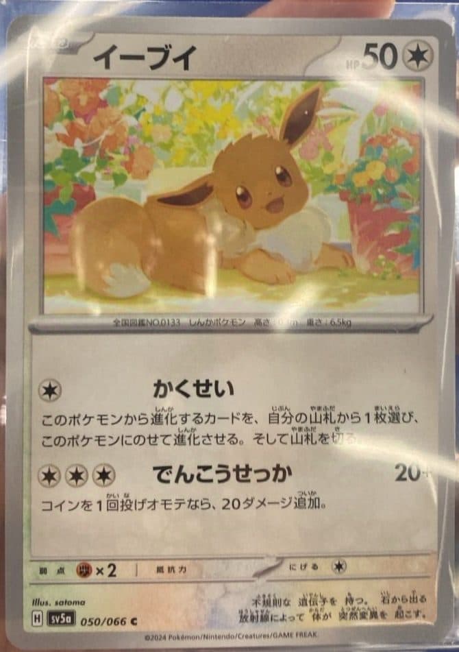 POKEMON JAPAN SV5a – Crimson Haze – Eevee 050/066 C