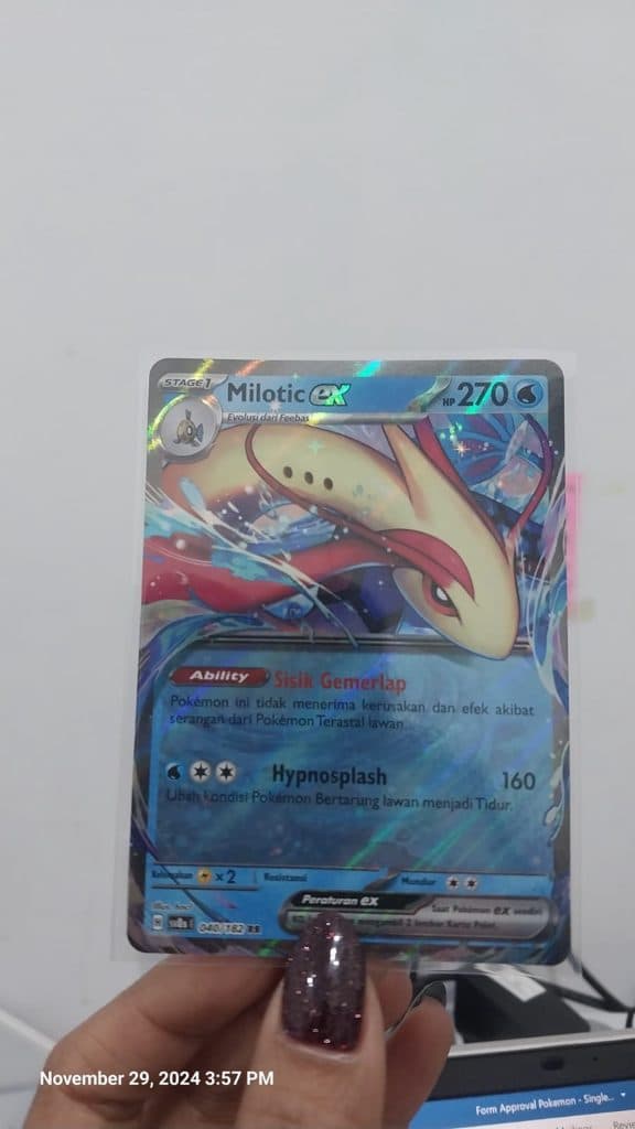 POKEMON INDONESIA - Sv8s Milotic Ex 040/182 RR