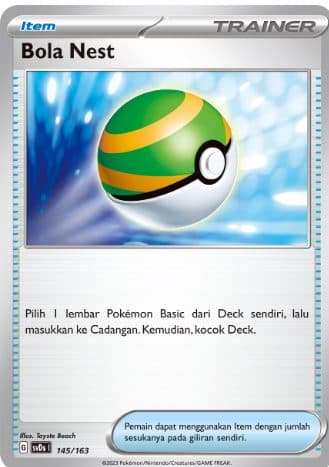 POKEMON INDONESIA SvDs - Bola Nest 145/163