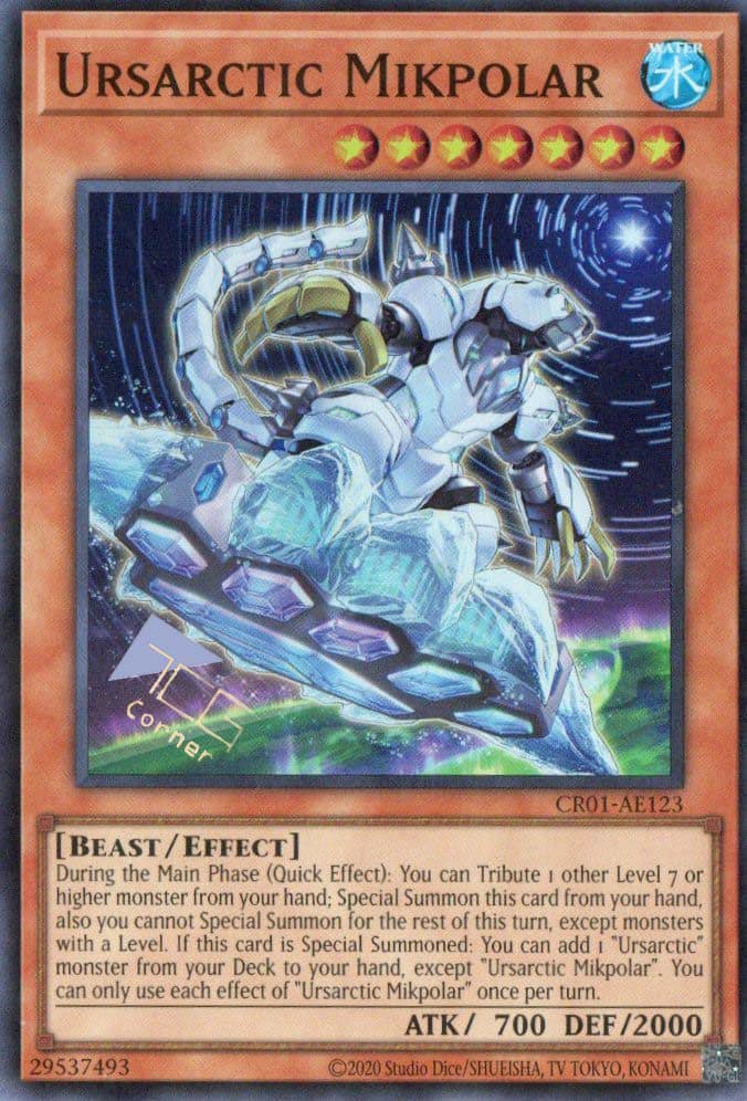 YU GI OH AE - CR01-AE123 Ursarctic Mikpolar (SR)