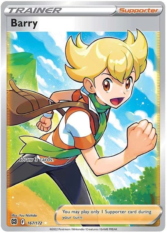 POKEMON ENGLISH - Barry 167/172 01/071/02/11/111
