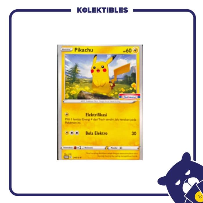 Pokemon Indonesia – PROMO 240/S-P Pikachu 01/232/02/11/112