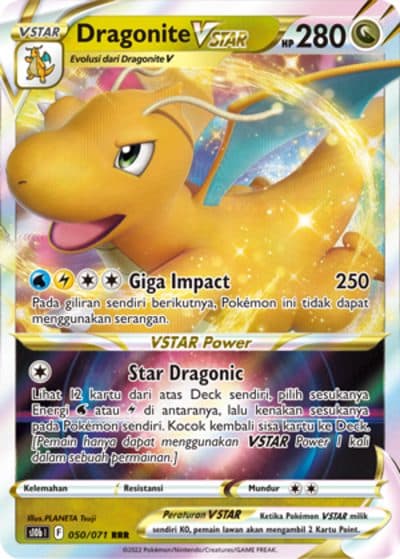 POKEMON INDONESIA S10b – 050/071 RRR – Dragonite VSTAR