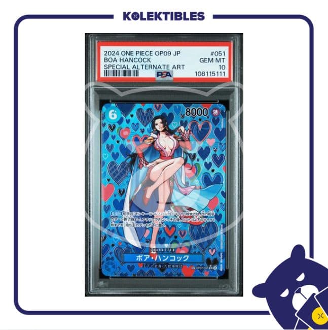 Boa Hancock Special Alt Art 051 SR Parallel - One Piece OP09 2024 Japan - PSA 10 - 108115111