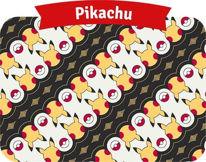 BONEKA – Pikachu Batik – Motif Pikachu Medium Size