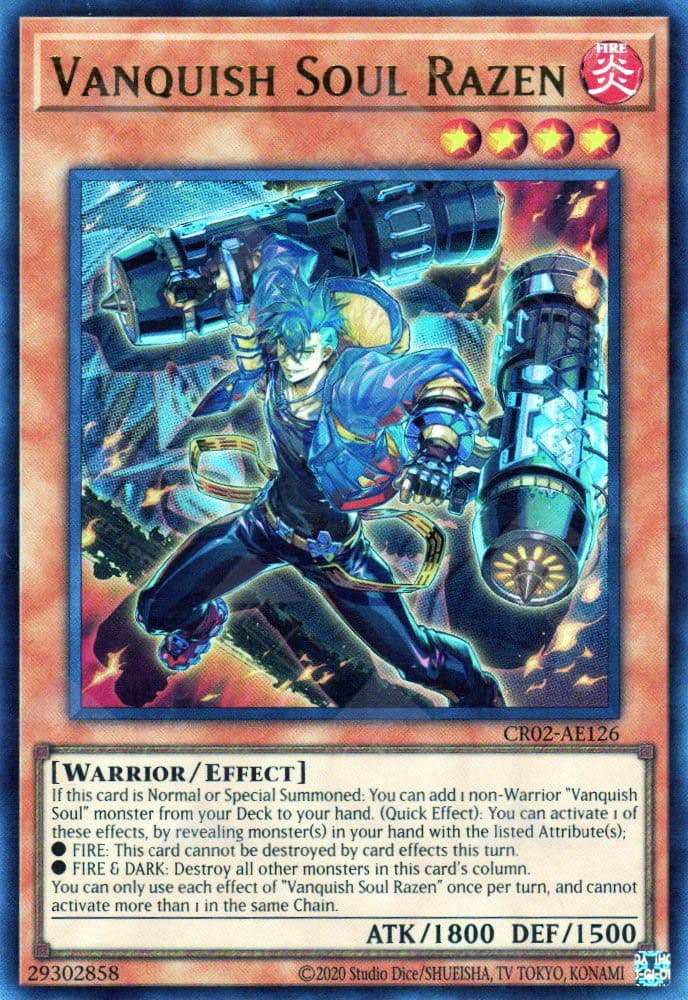 YU GI OH AE - Single Card - CR02-AE126 Vanquish Soul Razen (UR)