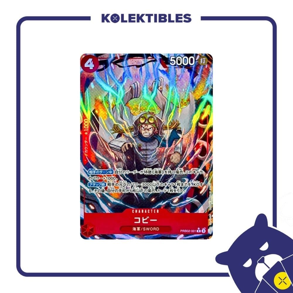 One Piece Japan - PRB02-001 R Parallel - Koby 01/194/02/11/111
