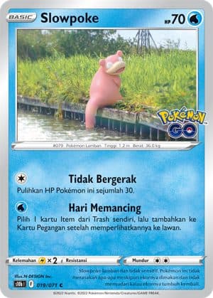 POKEMON INDONESIA - Slowpoke s10b 019/071 C