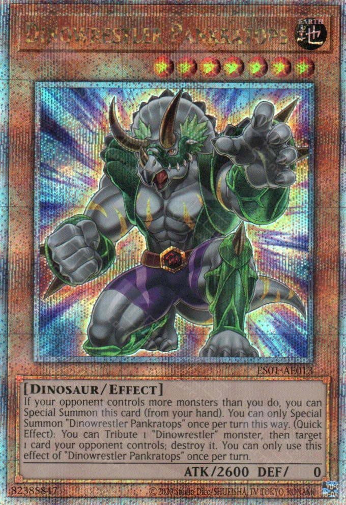 YU GI OH AE - ES01-AE013 Dinowrestler Pankratops QSCR