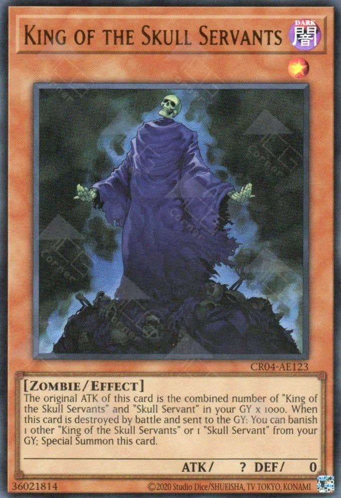 YU GI OH – CR04 – King of The Skull Servant UR