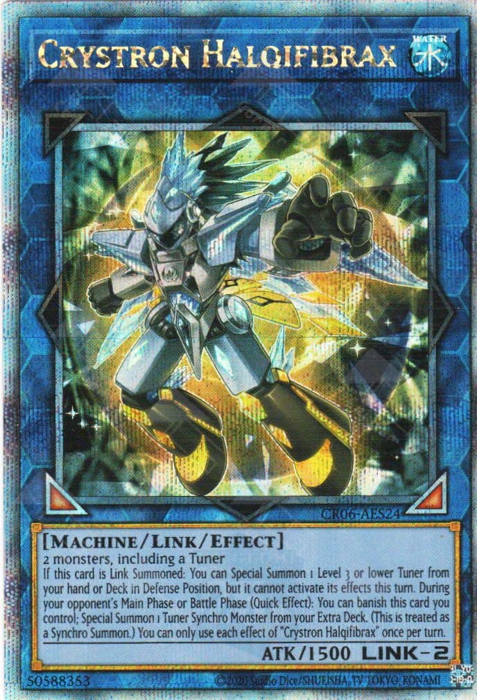 Yu Gi Oh AE - CR06-AES24 QCSE Crystron Halqifibrax