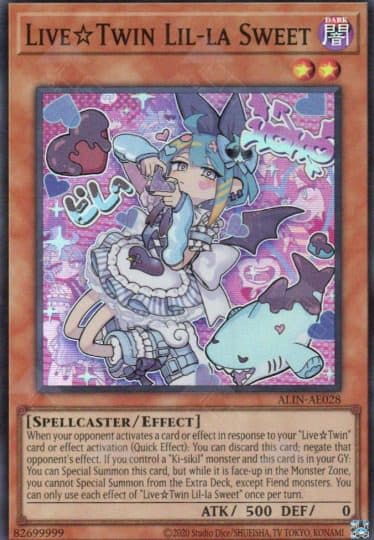YU GI OH AE – ALIN-AE028 SR Live *Twin Lil-La Sweet