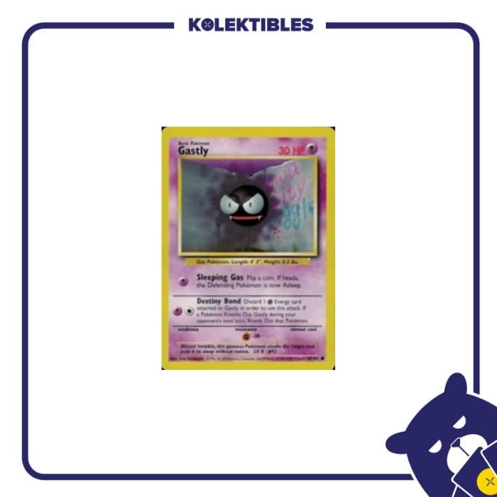 Pokemon English - 1999 Base Set 50/102 - Gastly - 01/280/02/11/111