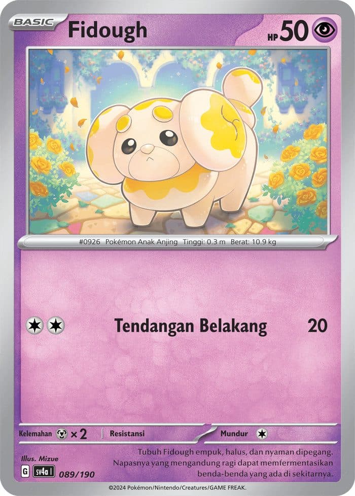 POKEMON INDONESIA - SV4a Pokemon Fidough