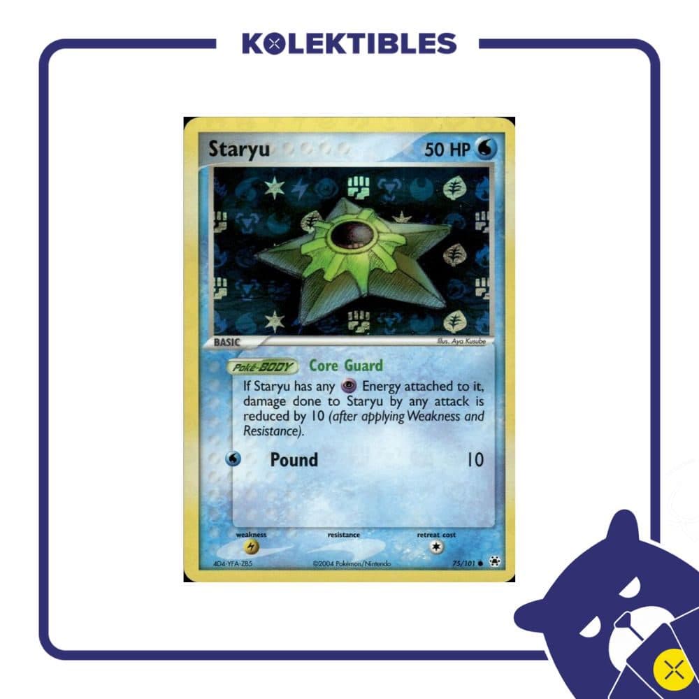 Pokemon English - 2004 Hidden Legends 75/101 - Staryu - 01/280/02/11/111