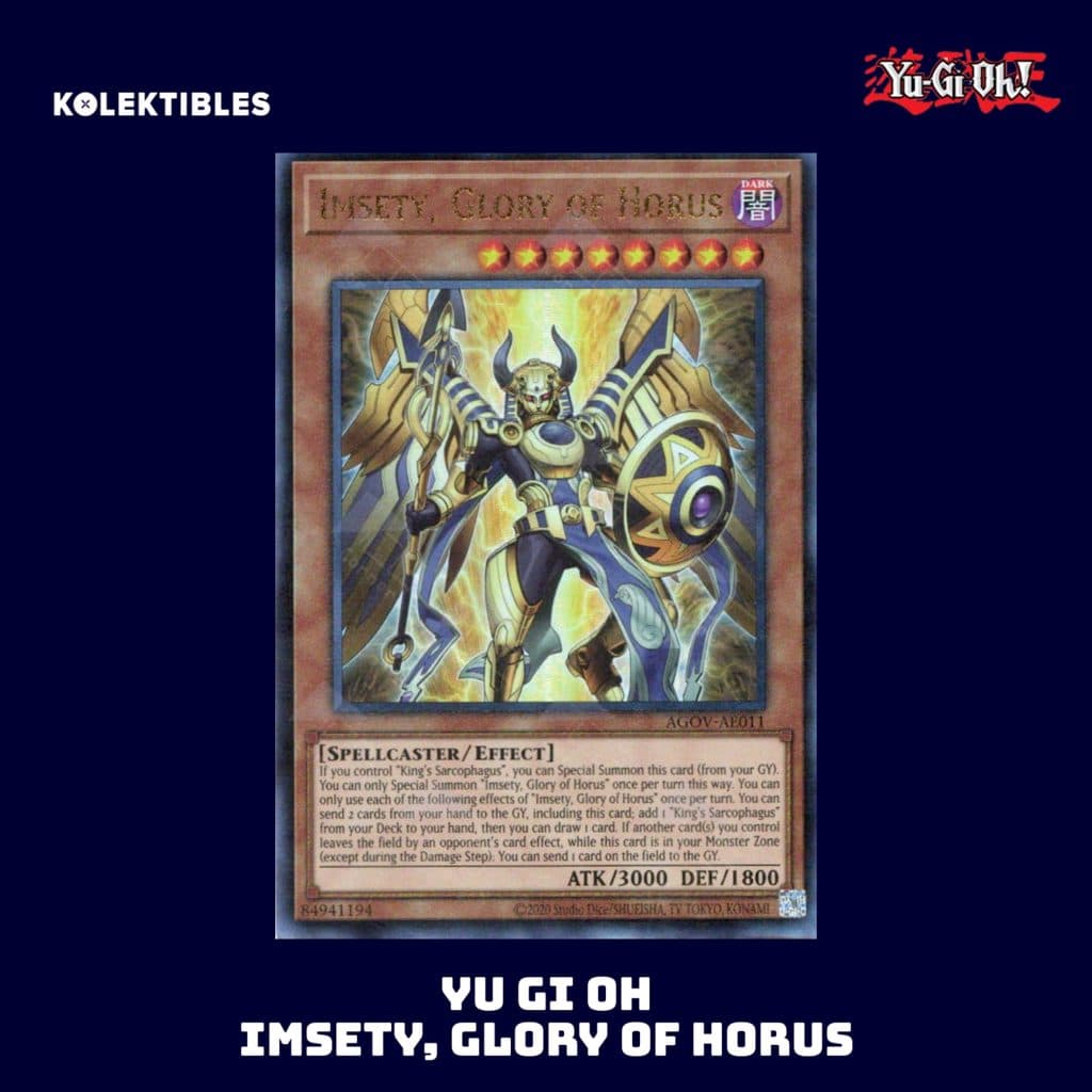 YU GI OH AE - AGOV-AE011 - Imsety, Glory of Horus SER