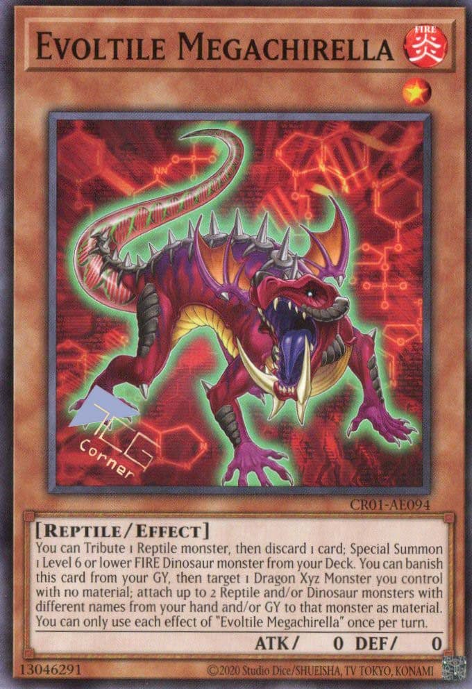 YU GI OH AE - Single Card - CR01-AE094 Evoltile Megachirella (N)