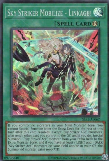 YU GI OH AE - SLF1-AE062 Sky Striker Mobilize - Linkage! (SR)