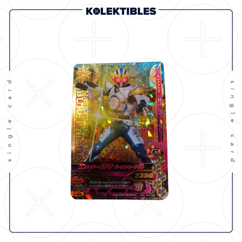 KAMEN RIDER - Masked Kamen Rider Ixa Burst Mode ZB-034 SR HOLO