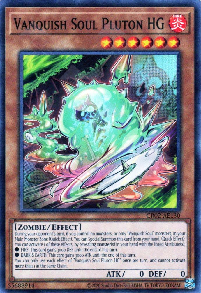 YU GI OH AE - Single Card - CR02-AE130 Vanquish Soul Pluton HG (N)