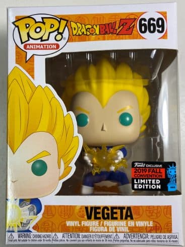 Dragon Ball Z - Super Saiyan Vegeta Final Flash NYCC 2019 #669 - Funko