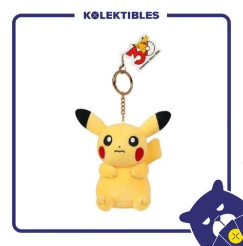 Plush Keychain – 30th Anniv Pikachu Expression Series – Arm Closed 01/290/032/11/111