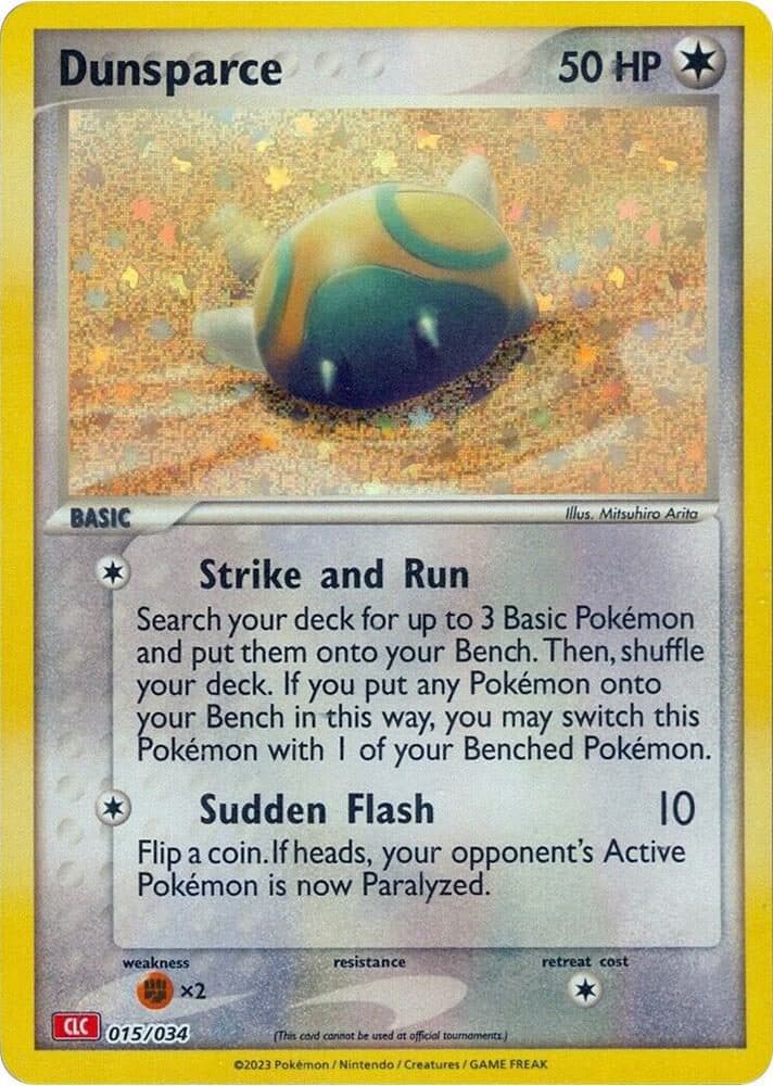 Pokemon Classic Collection 015/034 CLC – Dunsparce HOLOFOIL