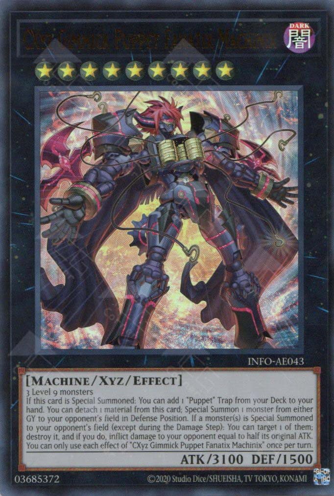 YU GI OH - INFO-AE043 CXyz Gimmick Puppet Fanatix Machinix (UR)