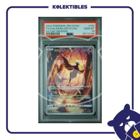 Galarian Articuno 182 AR - Pokemon S12a Vstar Universe 2022 Japan - PSA 10