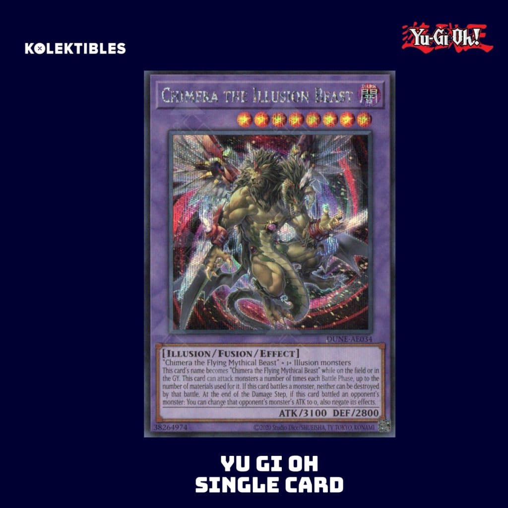 YU GI OH AE -Single Card - Chimera the Illusion Beast SER