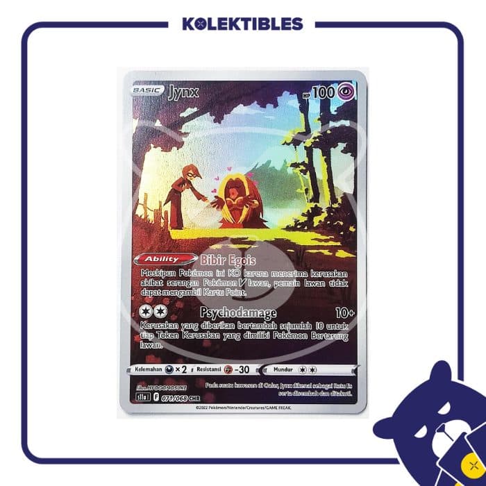 POKEMON INDONESIA - S11a - 071/068 CHR – Jynx 01/123/02/11/115