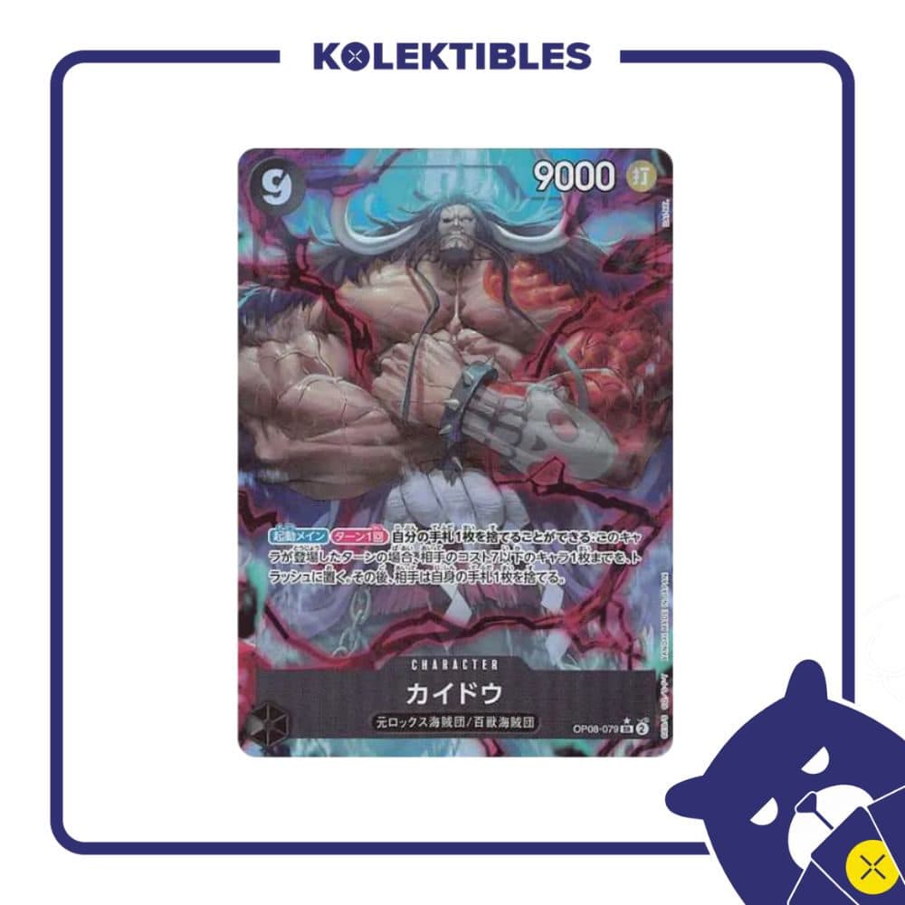One Piece Japan - OP08-079 SR Parallel - Kaido