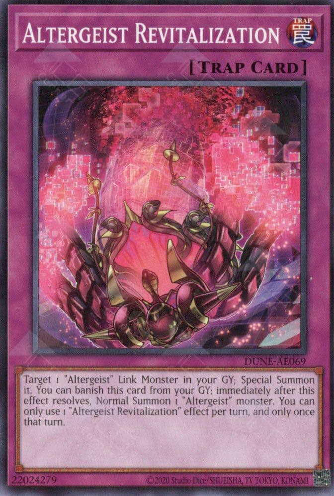 YU GI OH AE - Single Card - DUNE-AE069 Altergeist Revitalization (N)