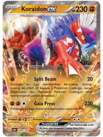 POKEMON INDONESIA SVDS Koraidon EX – 092/163