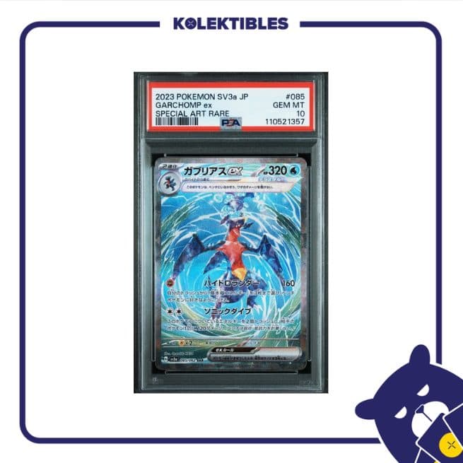 Garchomp EX 085 SAR – Pokemon SV3a 2023 Japan – PSA 10 01/004/02/11/113