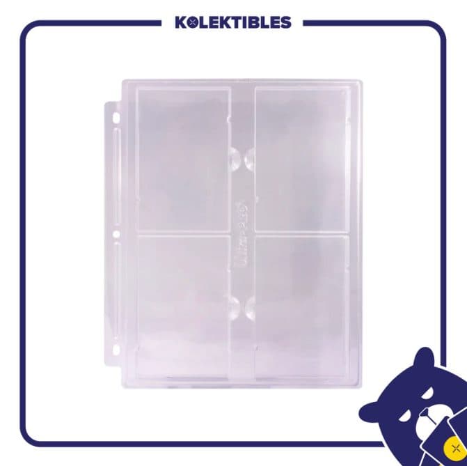 ULTRA-PRO – 4 Pocket-Page (1ct) for Graded Card Slabs Card