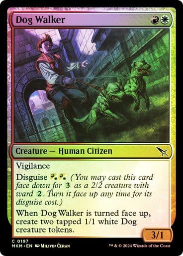 MTG – Single Card MKM EN Holo – C 0197 Dog Walker