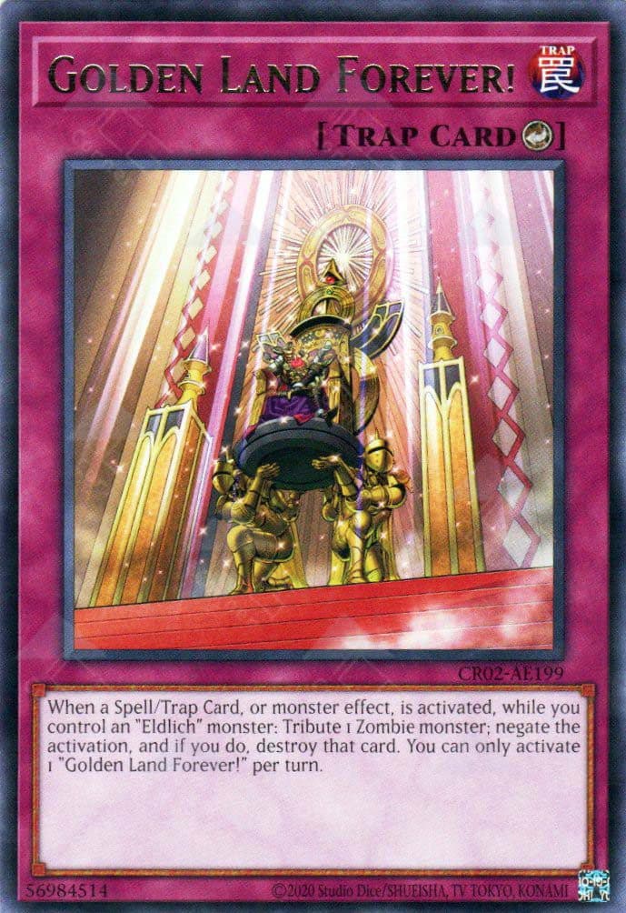 YU GI OH AE - Single Card - CR02-AE199 Golden Land Forever! (R)
