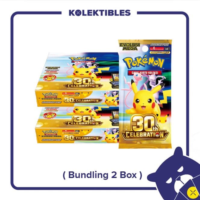(Bundling 2) Pokemon Indonesia - Sealed Box - 30th Celebration