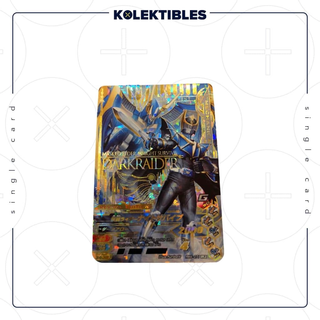 KAMEN RIDER - Ganbarizing Card Knight Survive RM4-071 LR HOLO