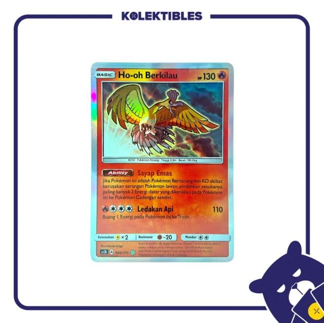 Pokemon Indonesia - As2b 004/171 - Ho-oh Berkilau 01/002/03/11/113