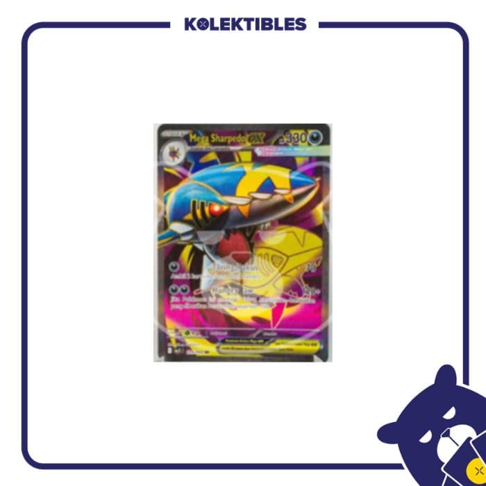 Pokemon Indonesia – ma2 125/103 SR Mega Sharpedo Ex 01/132/02/11/111
