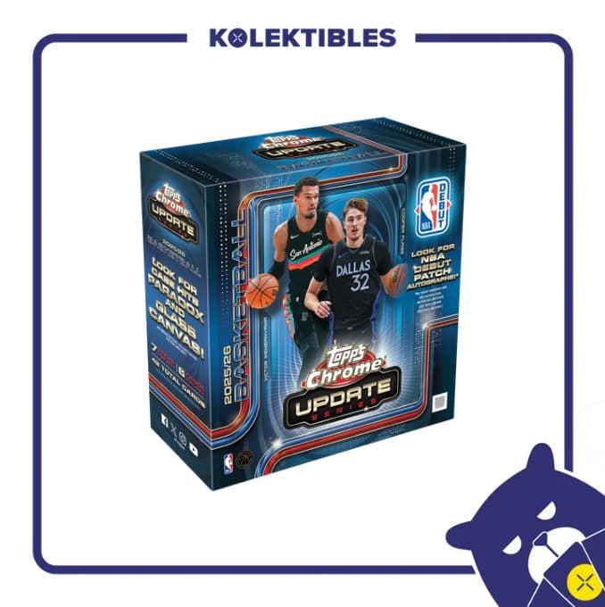 Topps – Chrome Mega Box – 2025/26 Update Basketball