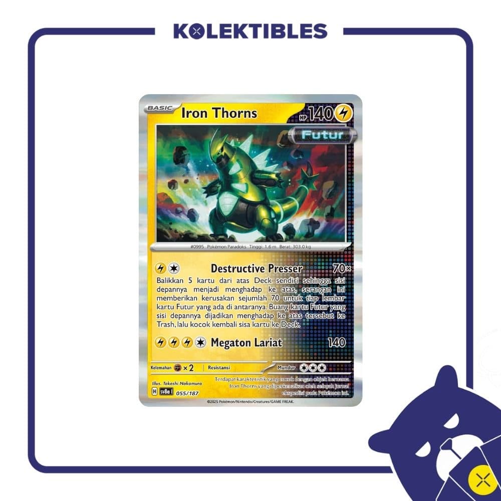 Pokemon Indonesia – sv8a 055/187 Iron Thorns