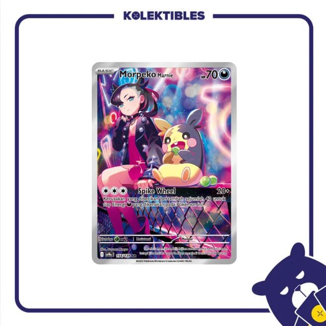 Pokemon Indonesia - sv9s 154/139 AR - Morpeko Marnie 01/002/03/11/113