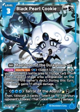 COOKIE RUN – BS4-075 UR Black Pearl Cookie