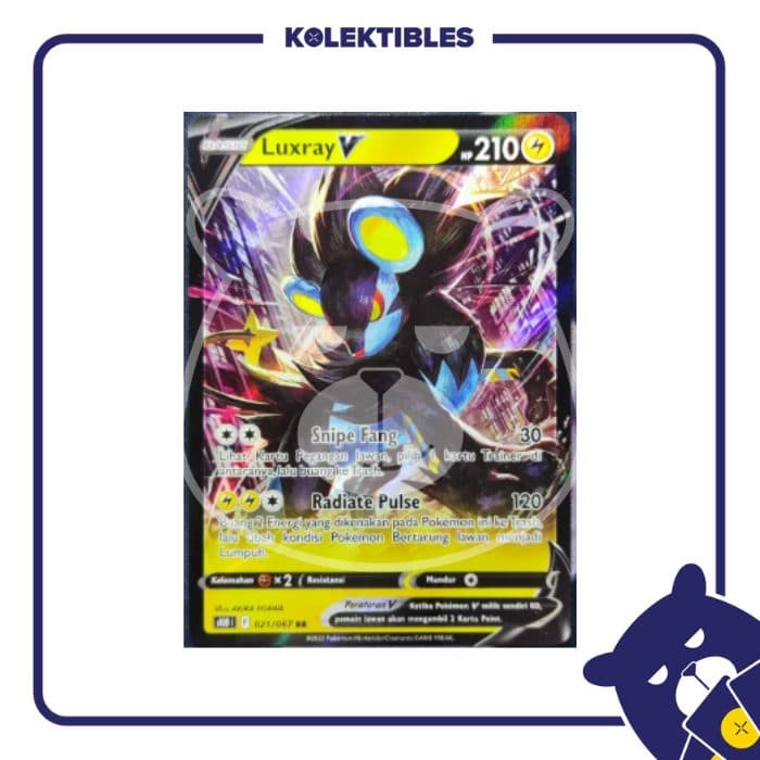 POKEMON INDONESIA - S10D - 021/067 RR - Luxray V 01/123/02/11/115