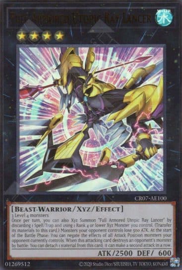 YU GI OH AE – CR07-AE100 UR Full Armored Utopic Ray Lancer