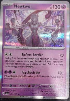 Pokemon Indonesia – SV2a – Mewtwo 150/165 R 01/008/02/11/111